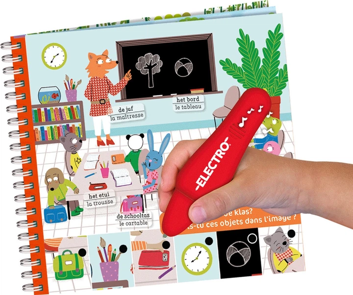 Gra planszowa Jumbo Electro - At School (8710126198797) - obraz 3