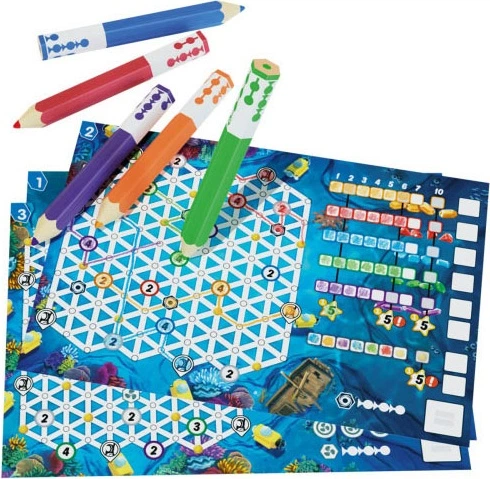 Настільна гра 999 Games Pick a Pen Reef (8720289474980) - Фото 4 Настільна гра 999 Games Pick a Pen Reef (8720289474980) - зображення 4