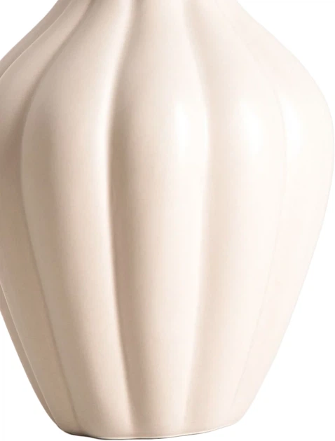 Ваза Homla Filly керамічна з нерівним краєм бежева 14x25,5 см (5906496753060) - зображення 3