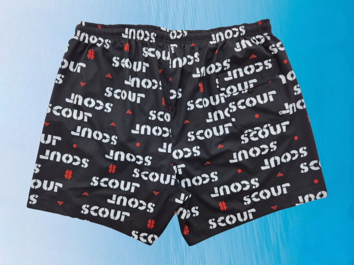 Чоловічі шорти пляжні батальні з сіткою Scour 6XL чорний (1026) - Фото 2 Чоловічі шорти пляжні батальні з сіткою Scour 6XL чорний (1026) - зображення 2