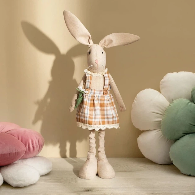 Фігурка Homla Lupe заєць на телескопічних ніжках дівчинка 68 см (5904183877631) - зображення 6
