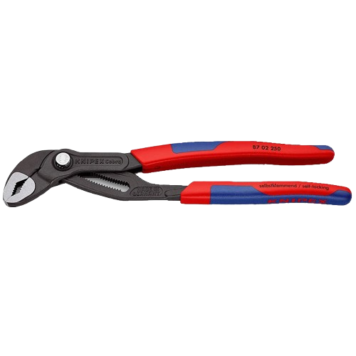 Сантехнические клещи KNIPEX Cobra 87 02 250 раскрытие губок до 50 мм Красный - Фото 1 Сантехнические клещи KNIPEX Cobra 87 02 250 раскрытие губок до 50 мм Красный - изображение 1