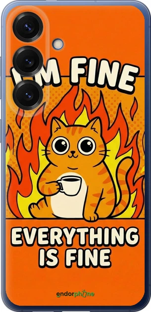 Чохол Samsung Galaxy S25 Plus Funny Cat "6786u-3826-70447" - Фото 1 Чохол Samsung Galaxy S25 Plus Funny Cat "6786u-3826-70447" - зображення 1