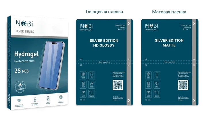 Гидрогель плёнка iNobi PLATINUM PX-001 180х120мм глянцевая для защиты смартфонов и планшетов - изображение 4