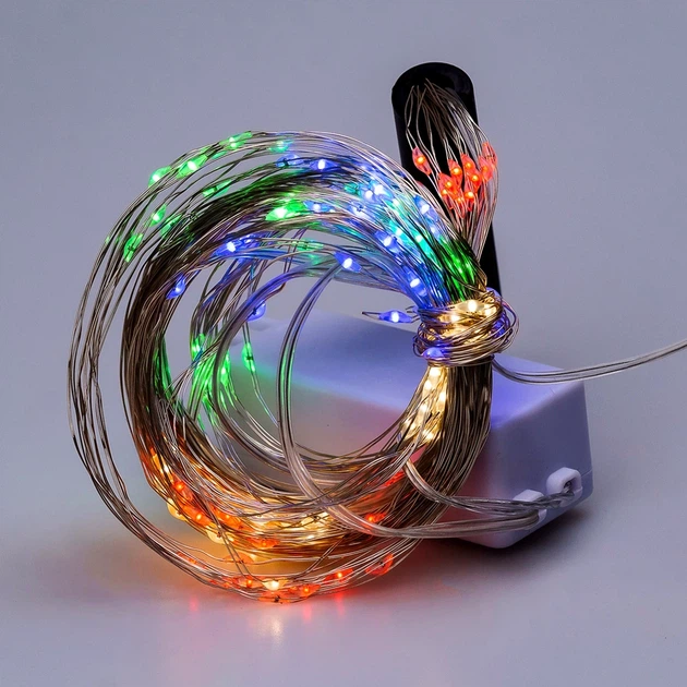 Гирлянда светодиодная 200LED 2м 10 линий мультиколор для декора GarlandoPro - изображение 4