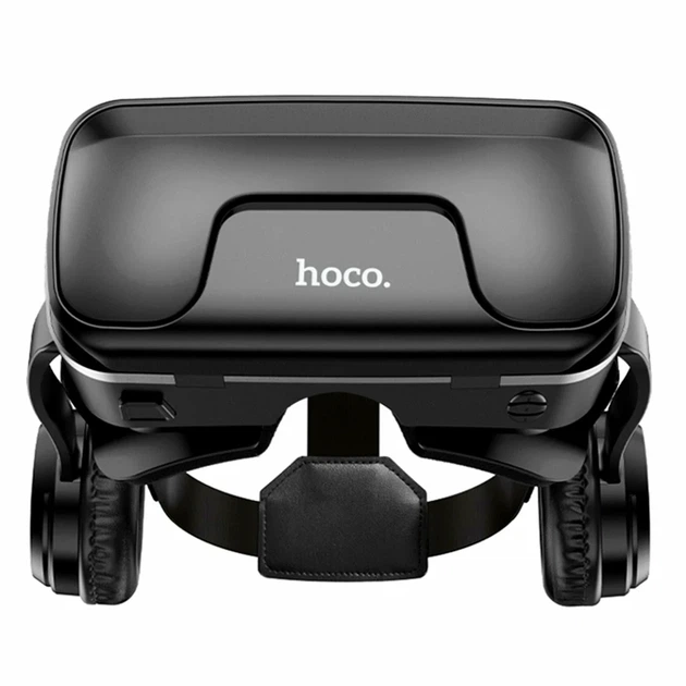Очки виртуальной реальности Hoco DGA10 черные с линзами 40 мм для смартфонов 5.5-7.2 дюйма - Фото 1 Очки виртуальной реальности Hoco DGA10 черные с линзами 40 мм для смартфонов 5.5-7.2 дюйма - изображение 1