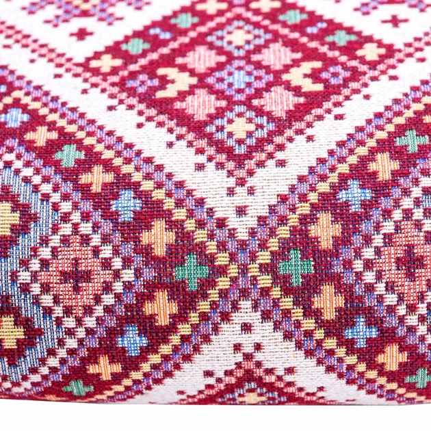 Коврик для пикника жаккардовый водонепроницаемый 145x200см красный - изображение 6