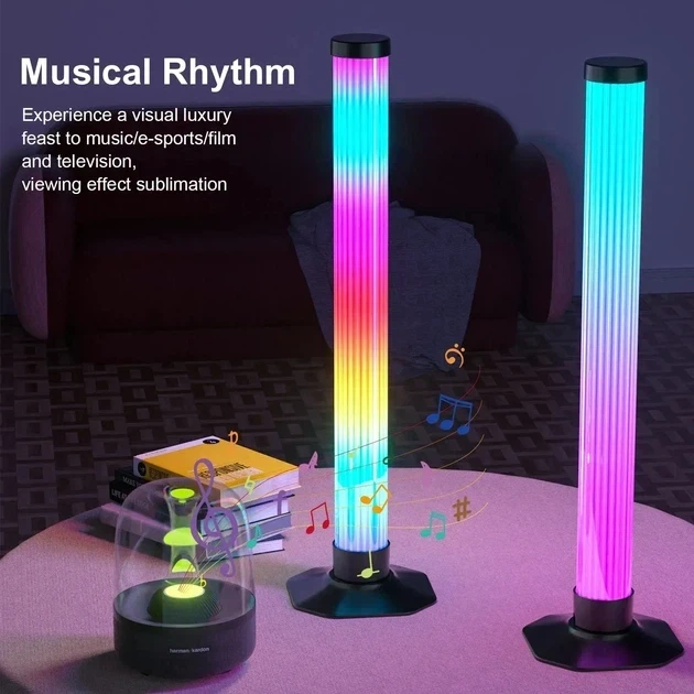 RGB лампа 10Вт 33см с Bluetooth и пультом управления для геймеров и вечеринок DX24016 Черный - Фото 8 RGB лампа 10Вт 33см с Bluetooth и пультом управления для геймеров и вечеринок DX24016 Черный - изображение 8