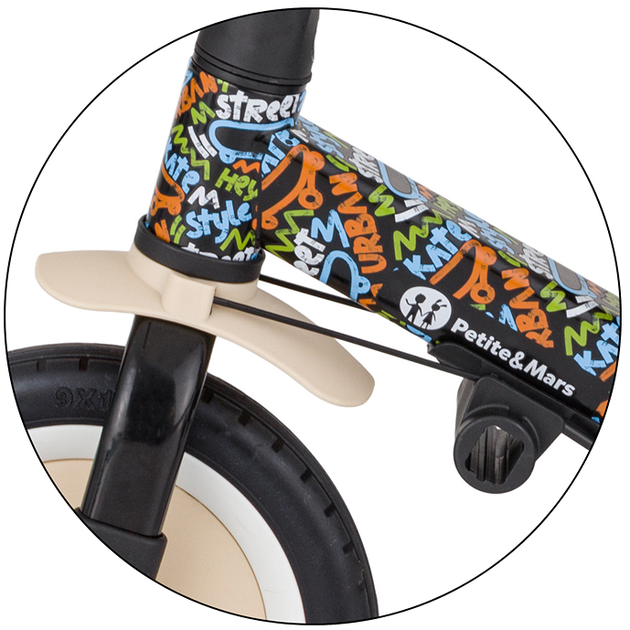 Біговел Petite&Mars Turbo / City Beat 5 в 1 Чорний (613481) (8596202017523) - зображення 9