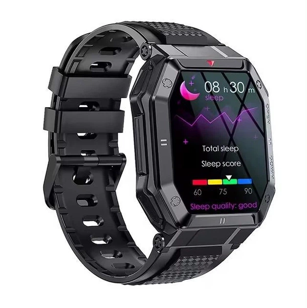 Сенсорные умные смарт-часы Smart Sport K55 Black (16070-hbr) - изображение 2
