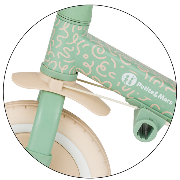 Біговел Petite&Mars 5 в 1 Turbo / Green Twist (613480) (8596202017516) - зображення 9