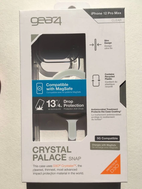 Чохол протиударний ZAGG Gear4 Piccadilly Clear Case with MagSafe для Apple Iphone 12 Pro Max (6.7") Прозорий - зображення 2