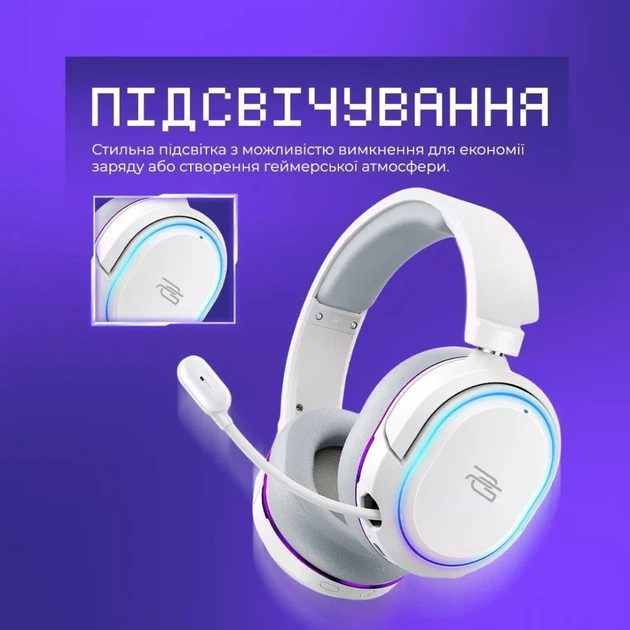 Бездротова ігрова гарнітура Proove Gaming Rapture black - Фото 11 Бездротова ігрова гарнітура Proove Gaming Rapture black - зображення 11