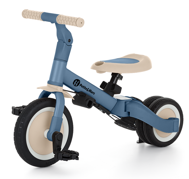 Rowerek biegowy Petite&Mars 5 w 1 Turbo / Ocean Blue (613830) (8596202015512) - obraz 7
