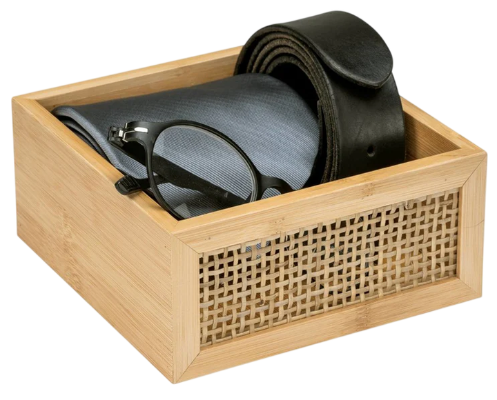 Taca na kosmetki Wenko Allegre Bamboo 15 x 7 x 15 cm (4008838376881) - obraz 5