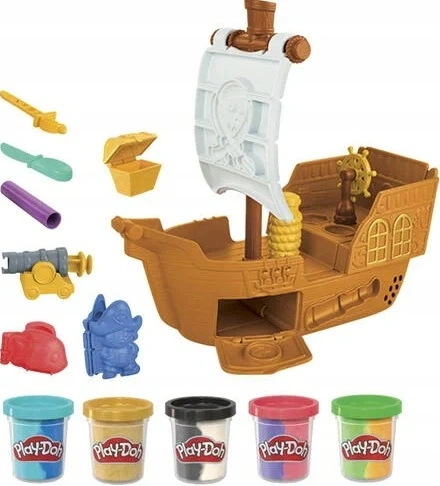 Набір для творчості з пластиліном Hasbro Play-Doh Піратський корабель F7370 (5010996166616) - зображення 2