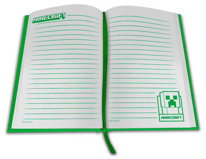 Notatnik Kids Euroswan Minecraft z zegarkiem LCD MIN4331 (8435507892391) - obraz 3
