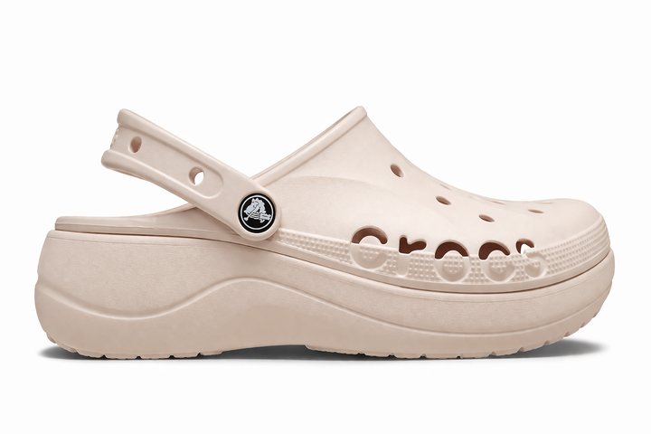Женские кроксы на платформе Crocs Baya Platform Clog, пудровые, W8/38-39/24.6см - Фото 1 Женские кроксы на платформе Crocs Baya Platform Clog, пудровые, W8/38-39/24.6см - изображение 1