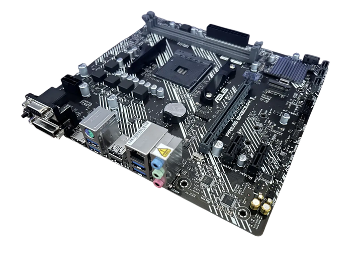 Материнська плата Asus PRIME B450M-K II (Socket AM4, AMD B450) Б/В - Фото 4 Материнська плата Asus PRIME B450M-K II (Socket AM4, AMD B450) Б/В - зображення 4