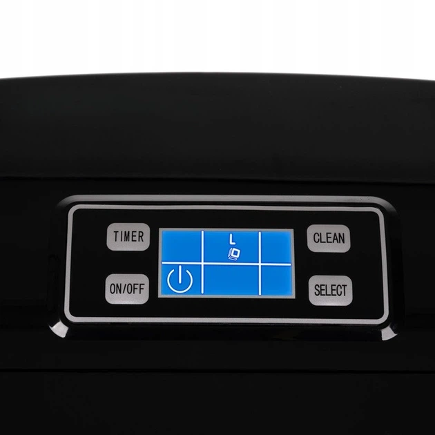 Льодогенератор Ruhhy 25565 на 12 кг/24 год, з LCD-дисплеєм, таймером та самоочищенням, настільний генератор льоду, чорний - зображення 10