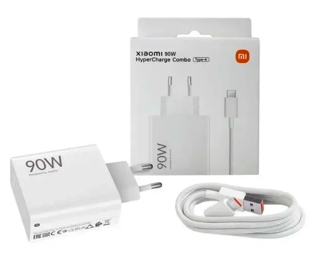 Мережевий зарядний пристрій Xiaomi POCO 90W Turbo Charge з кабелем USB-C Швидка зарядка + Кабель 6А Turbo Charge в копмлекті - Фото 2 Мережевий зарядний пристрій Xiaomi POCO 90W Turbo Charge з кабелем USB-C Швидка зарядка + Кабель 6А Turbo Charge в копмлекті - изображение 2