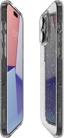 Чохол Spigen Liquid Crystal Glitter для Apple iPhone 15 Pro Max Crystal (ACS06559) - зображення 10
