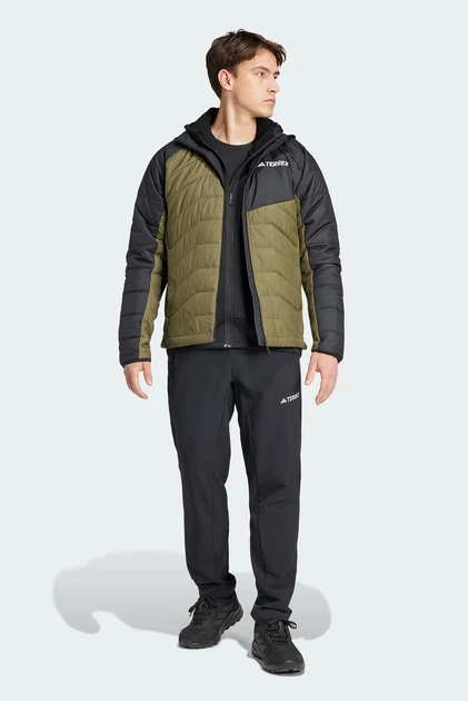 Мужская куртка Terrex Multi Synthetic Insulated зеленая с черным M - изображение 2
