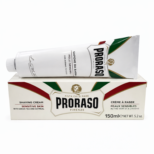 Крем для гоління для чутливої шкіри Proraso Sensitive Skin 150 мл (400511) - Фото 1 Крем для гоління для чутливої шкіри Proraso Sensitive Skin 150 мл (400511) - изображение 1