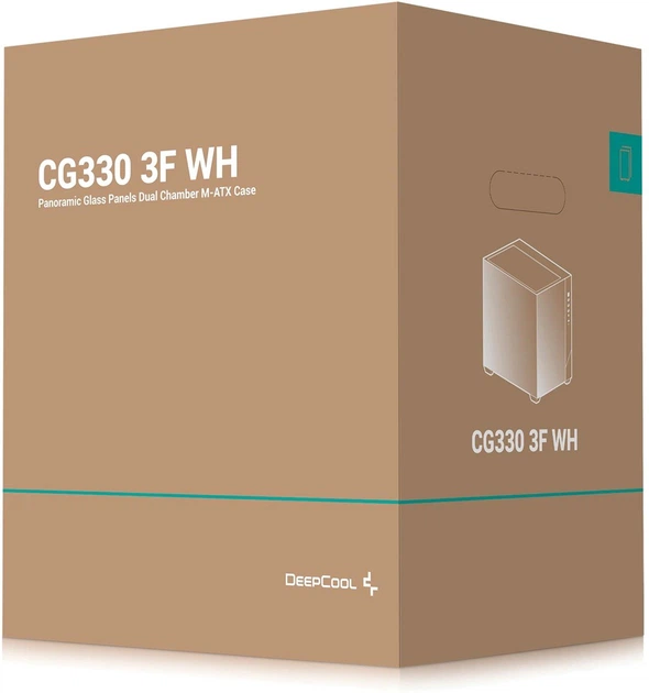 Корпус DeepCool CG330 3F White (R-CG330-WHNGM3-G) - изображение 11