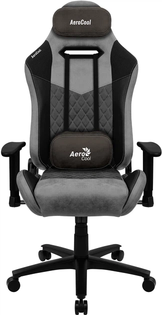 Комп'ютерне крісло для геймера AeroCool Duke AC-280 Black (AEROAC-280DUKE-BK) - изображение 2