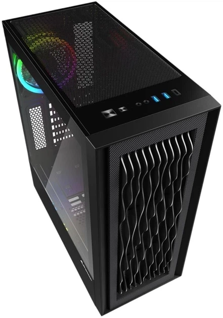 Корпус Sharkoon RGB Wave Black - изображение 3