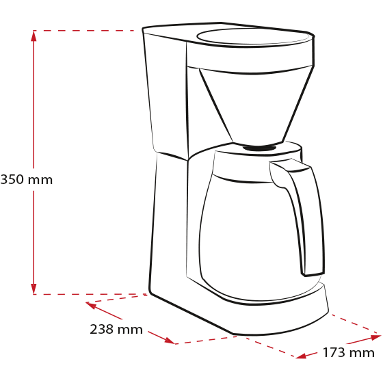 Крапельна кавоварка Melitta Easy II Therm white - зображення 6