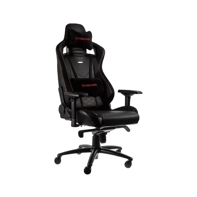 Комп'ютерне крісло для геймера Noblechairs Epic PU leather black/red (NBL-PU-RED-002) - Фото 6 Комп'ютерне крісло для геймера Noblechairs Epic PU leather black/red (NBL-PU-RED-002) - зображення 6