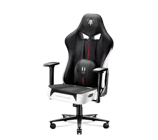 Комп'ютерне крісло для геймера Diablo X-Player 2.0 Normal Size (L) Size White-Black - изображение 4