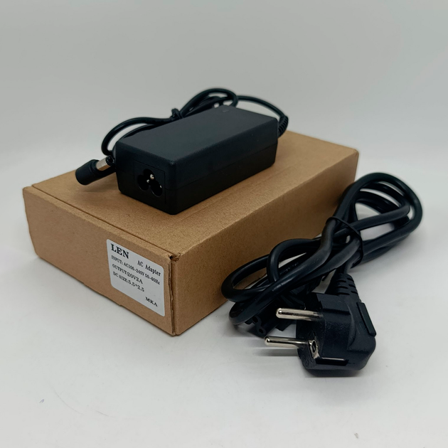 Блок живлення для ноутбука Lenovo 20V 2A (5.5*2.5) з індикатором Black - Фото 9 Блок живлення для ноутбука Lenovo 20V 2A (5.5*2.5) з індикатором Black - зображення 9