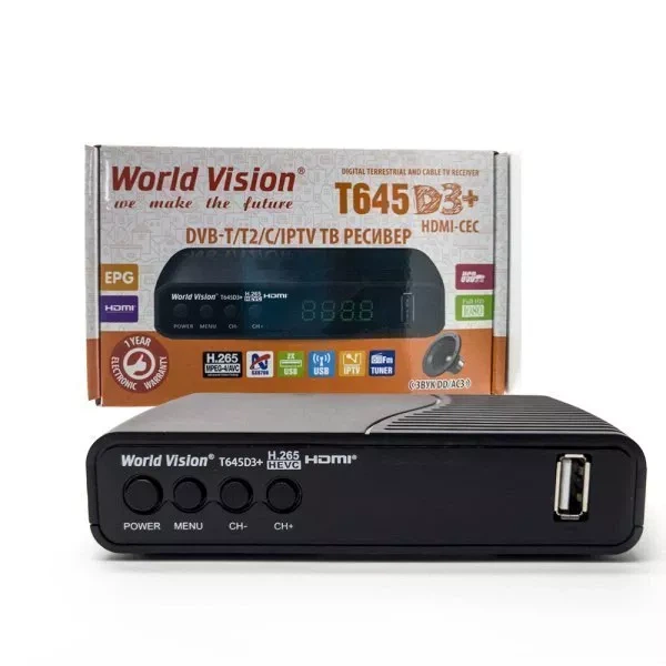 World Vision T645D3+ FM - Фото 1 World Vision T645D3+ FM - изображение 1