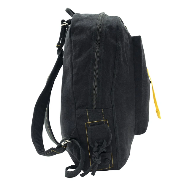 Рюкзак милитари Rothco Vintage Canvas Flight Bag 9765 Black — винтажный армейский рюкзак из плотного канваса - изображение 4