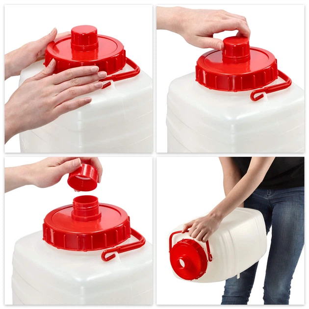 Plastikowa beczka z kranikiem Kadax Asele na wodę 15 L (K4111) (5903699432587) - obraz 4