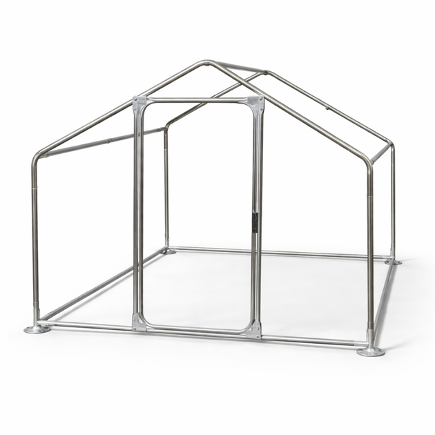 Пташиний вольєр курник для курей качок гусей індичок 140x120x120 см Helper HP - 1083 сітчастий захист від хижаків садовий домашній вольєр для птиці безпечний комфортний парник для птахів компактний стійкий - зображення 5