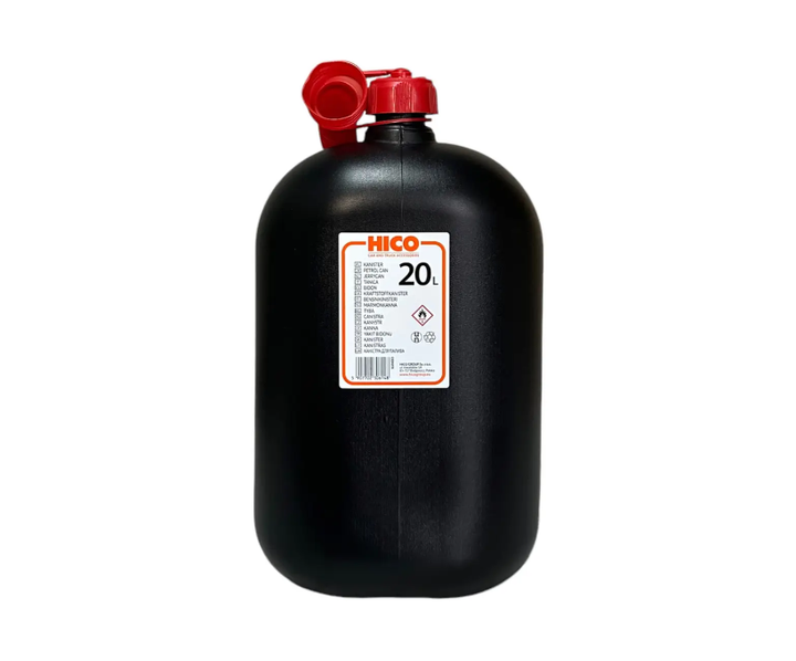 Канистра для топлива с лейкой (пластик) Hico - 20л HDPE - Фото 3 Канистра для топлива с лейкой (пластик) Hico - 20л HDPE - изображение 3