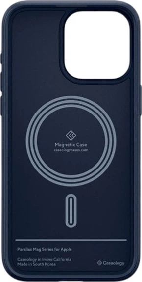 Чохол Spigen Caseology Parallax Mag Magsafe для Apple iPhone 15 Pro Max Midnight Blue (ACS06615) - зображення 3