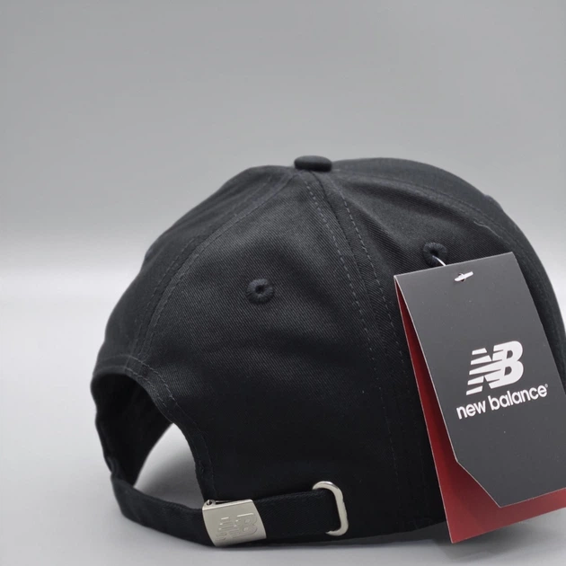 Кепка бейсболка NB New Balance чоловіча жіноча унісекс Чорний із сірим - изображение 2