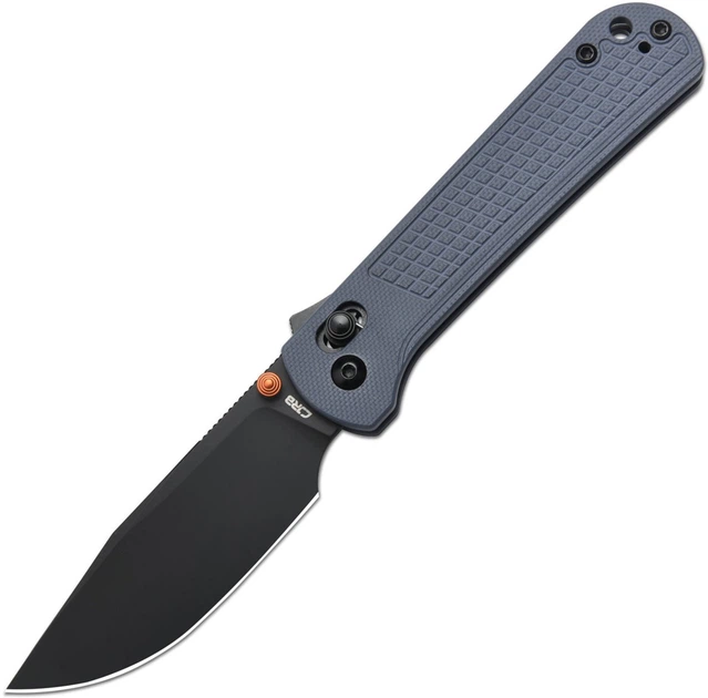 Ніж розкладний CJRB Pyrite J1960-BGY Nitro-V button lock Чорно-сірий G10 EDC (27980497) - Фото 1 Ніж розкладний CJRB Pyrite J1960-BGY Nitro-V button lock Чорно-сірий G10 EDC (27980497) - зображення 1