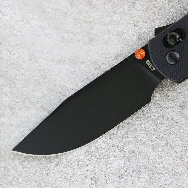 Нож раскладной CJRB Pyrite J1960-BBK Nitro-V button lock Черный G10 EDC (27980496) - Фото 4 Нож раскладной CJRB Pyrite J1960-BBK Nitro-V button lock Черный G10 EDC (27980496) - изображение 4