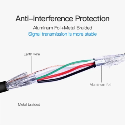 Кабель для принтера USB 2.0 AM/BM 1.0m black VENTION (VAS-A16-B100) - зображення 5