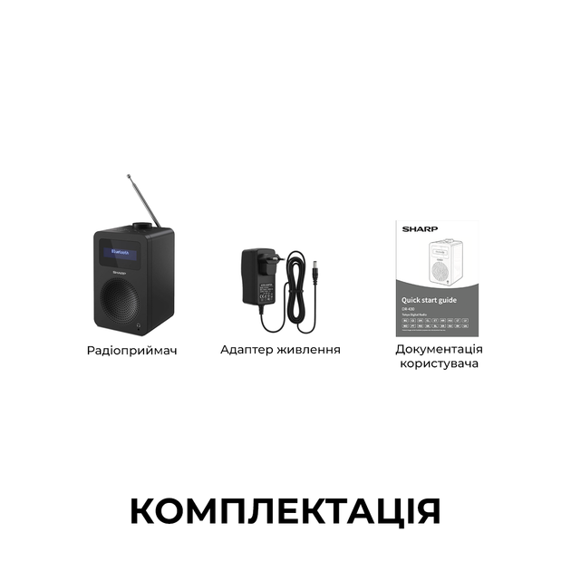 Радиоприемник Sharp DR-430 Black - Фото 9 Радиоприемник Sharp DR-430 Black - изображение 9