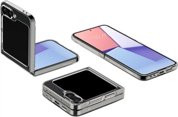 Чохол Spigen AirSkin для Samsung Galaxy Z Flip 6/Z Flip 7 FE Crystal Clear (ACS07836) - зображення 12