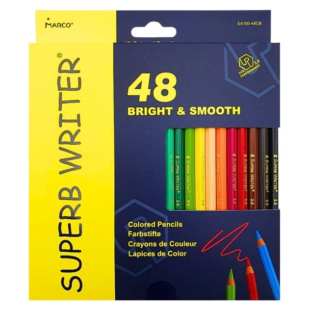 Олівці кольорові Marco Superb Writer 48 кольорів 4100-48CB - изображение 2