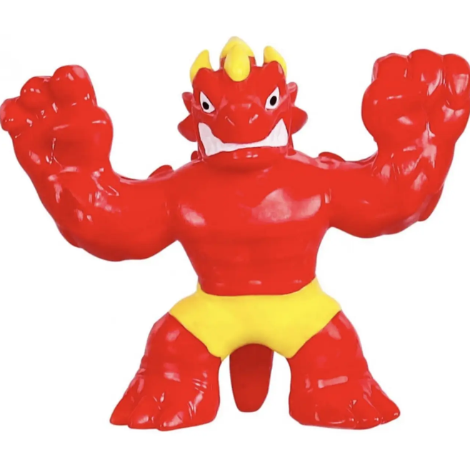 Набор (Примята коробка) 10 шт Фигурки Стретч-Антистресс Goo Jit Zu Minis Dino Power Mega Pack 42562 - изображение 5