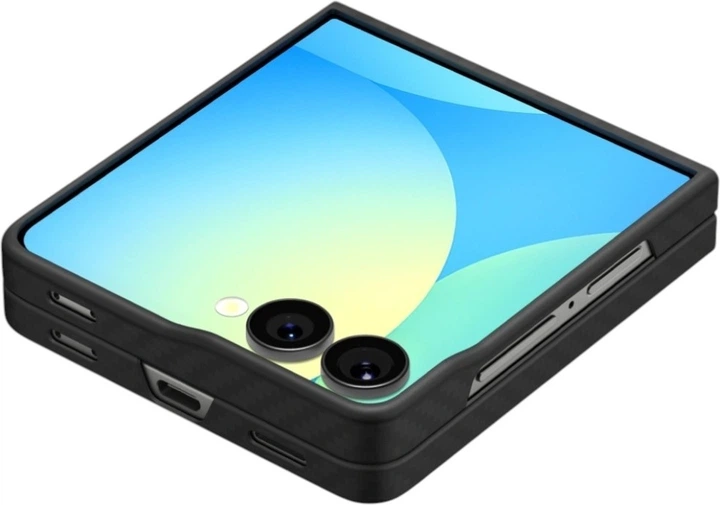 Чохол Spigen AirSkin Aramid для Samsung Galaxy Z Flip 7 Black (ACS09564) - зображення 9